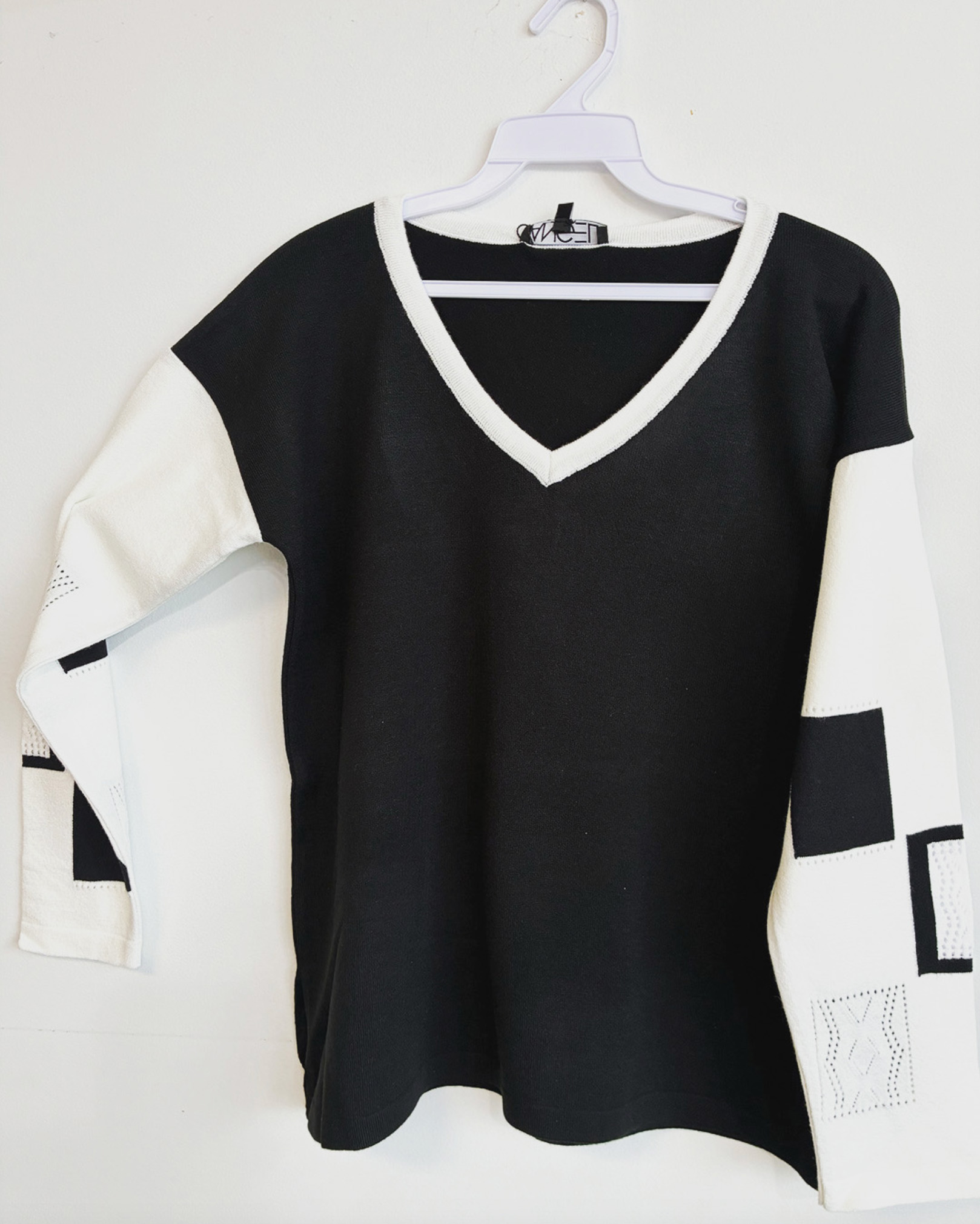Black & White Cotton Top