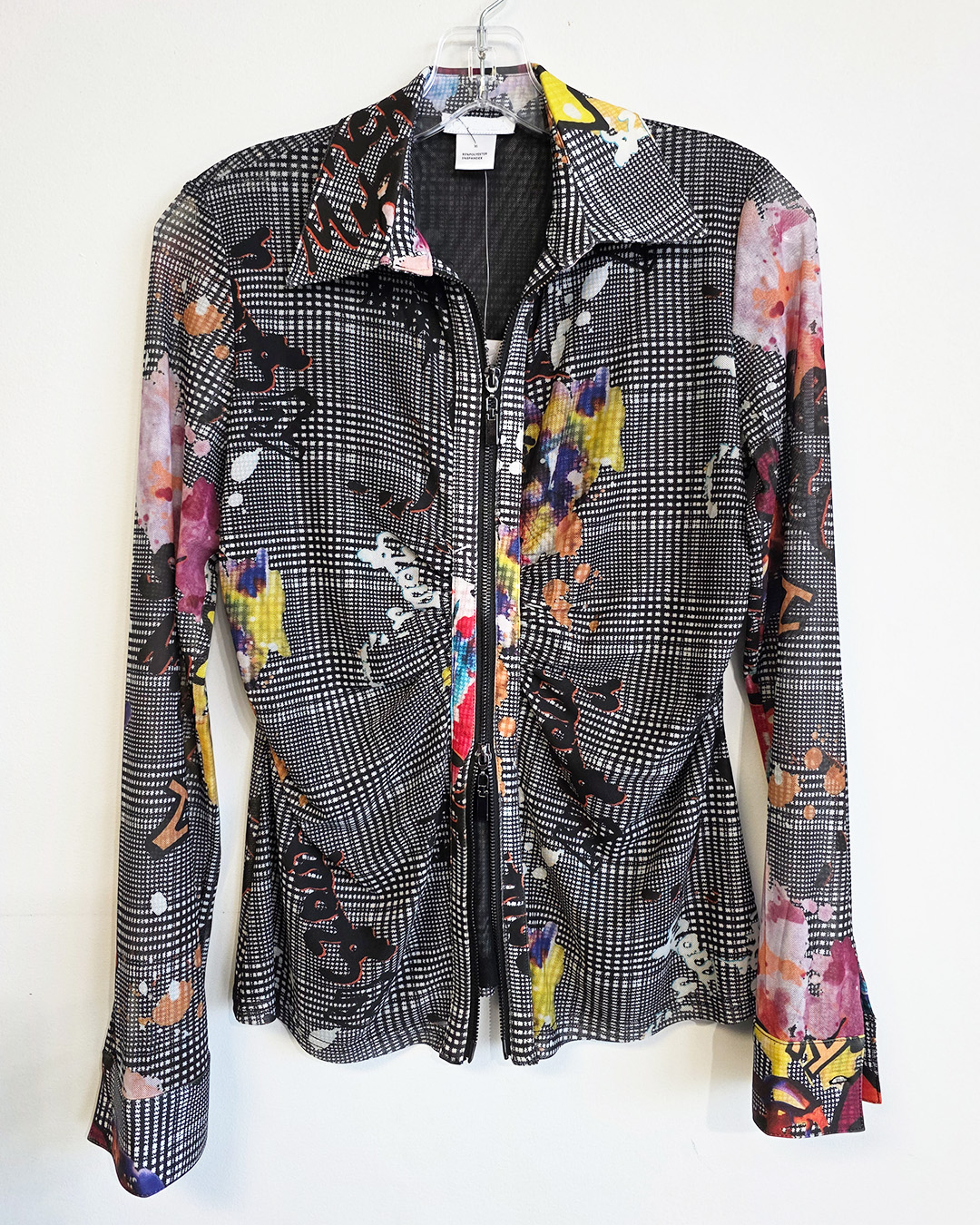 Graffiti Print Jacket