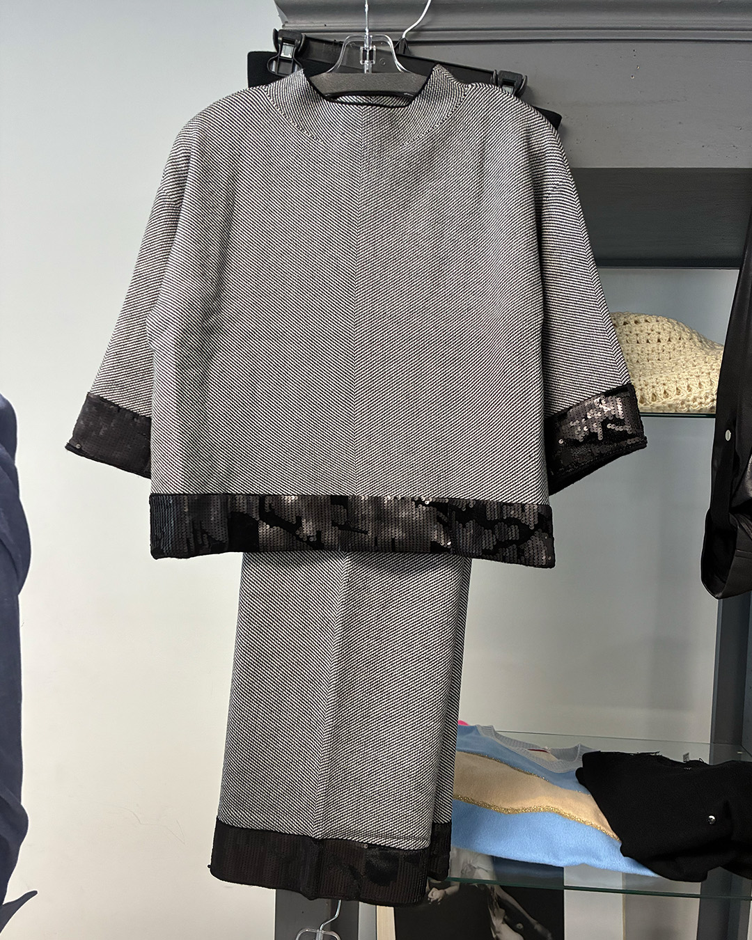 Wide Leg Pant with Matching Crop Top