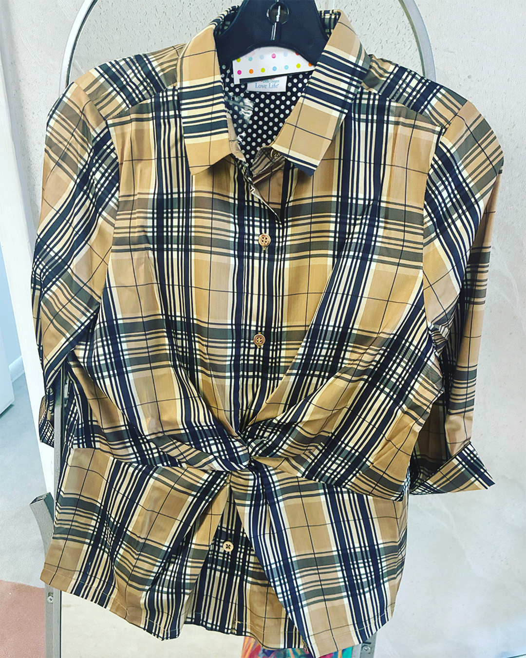 Plaid Top